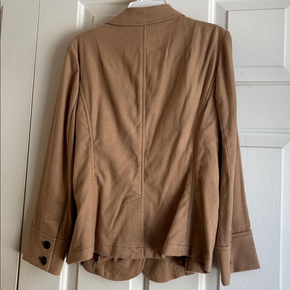 New women's size 6 sand tan Anthropologie Cartonnier soft blazer $118 retail - Picture 4 of 5